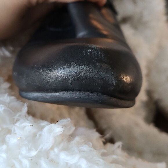 Fortress of‎ Inca Black Leather Triple Buckle Moto Ankle Boots sz 9 - Picture 6 of 6